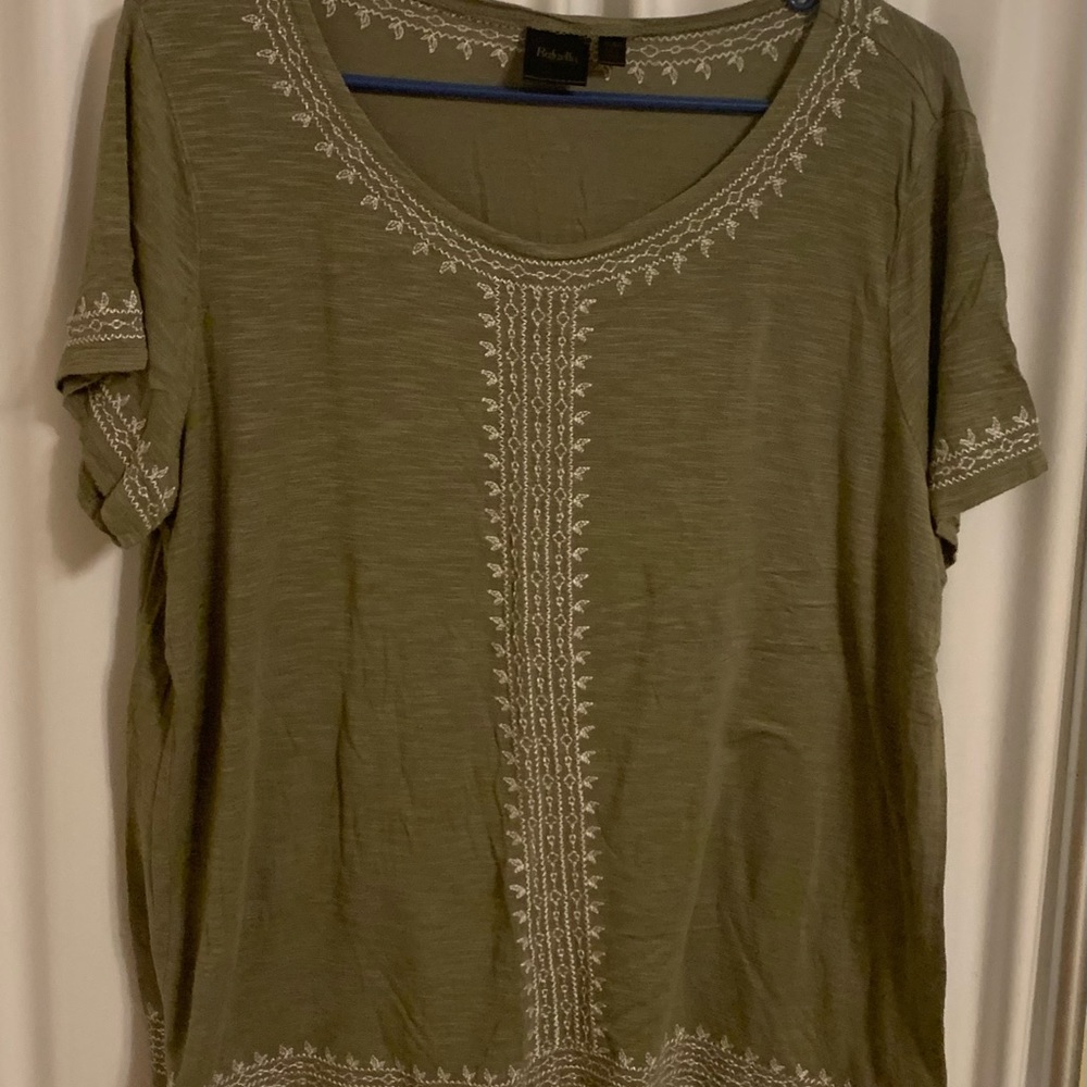 Rafaella scoop neck top